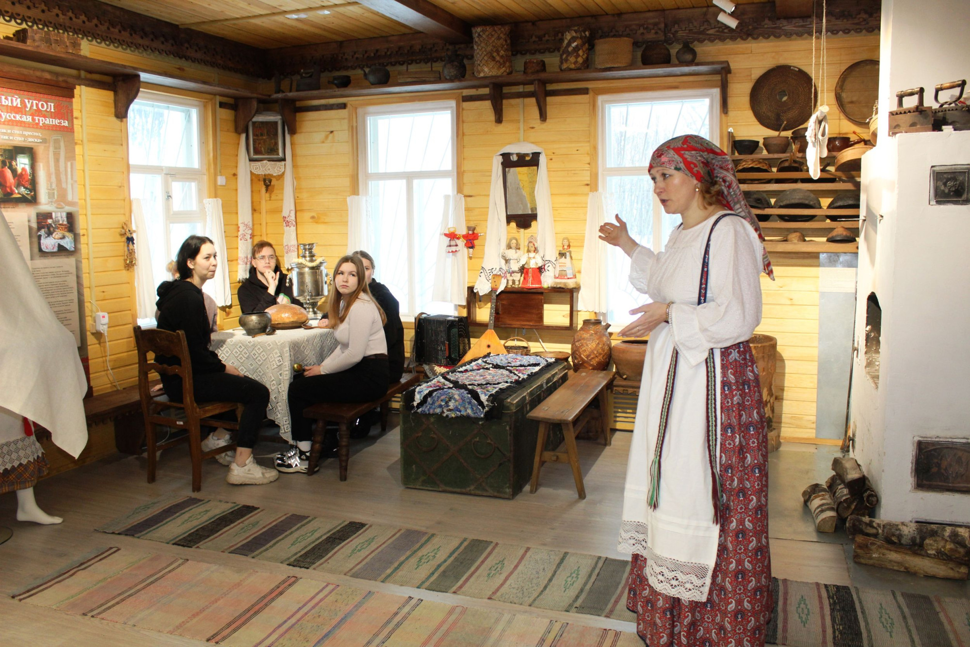 Экскурсия в Музее этнографии, г. Белозерск. Автор – Белозерский областной краеведческий музей