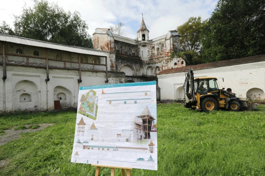 Началась реставрация Вологодского кремля