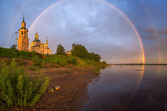 «Радуга над Сухоной» Даниила Зинченко показана на фотовыставке «Путешествуйте дома. Лето» в Международном аэропорту Внуково 