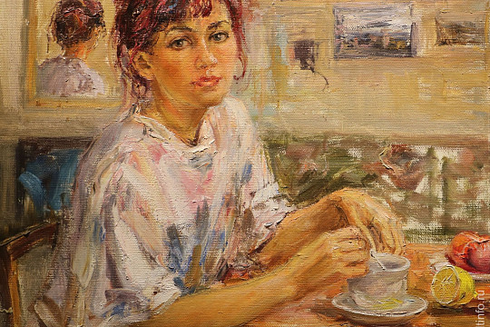 А вы узнаете «незнакомку» на картине Александра Рябкова?.. 