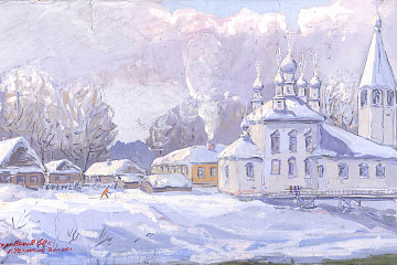 Русская зима глазами художников: снежная выставка открылась в усадьбе Батюшковых и Куприна