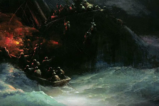 Наблюдаем за «Крушением купеческого судна в открытом море» в проекте «Экспонат»