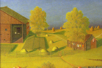 Вечерняя благодать. 1985. Холст, масло. 92х107. ВОКГ