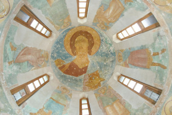 Fresco of Pantokrator. Photo: Kirillo-Belozersky museum-reserve