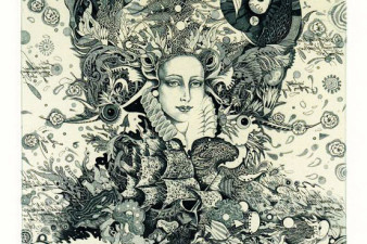 Квартальный Владислав. Экслибрис «Лемурия». Минск, Беларусь. 2014