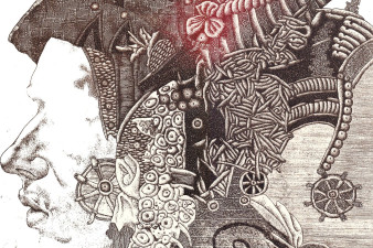 Глеб Сидоренко. Иллюстрация к книге Владимира Короткевича «Чазенія». 2015 – 2016. (Образ героя книги «списан» с себя) Глеб Сидоренко. Иллюстрация к книге Владимира Короткевича «Чазенія». 2015 – 2016. (Образ героя книги «списан» с себя)