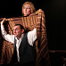 С Тимуром Миргалимовым в спектакле «Сильные и слабые» на сцене Дома актера. 2013