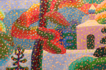 Калинин Г. В. Октябрьский снегопад. 2004. Холст, масло.