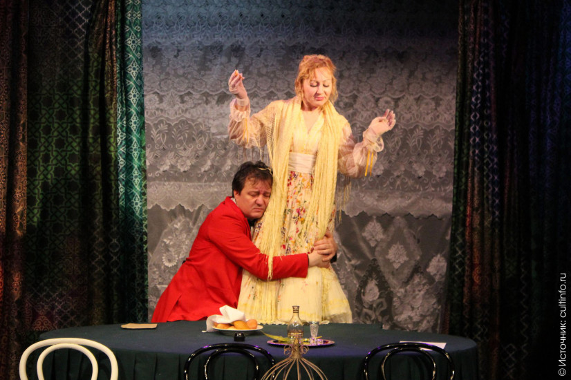 В роли Ольги Ильинской в спектакле «Обломов». 2017