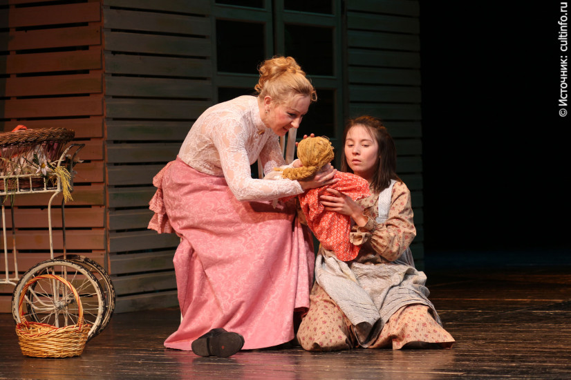 В роли Кэт в спектакле «Сотворившая чудо». 2015