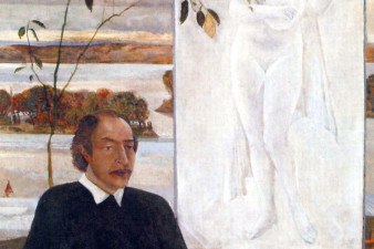 Портрет А.В. Пантелеева. 1985. Холст, масло. Портрет А.В. Пантелеева. 1985. Холст, масло.