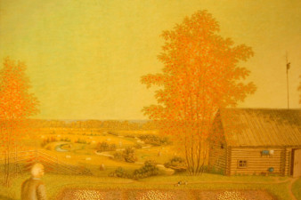 Попов Г. И. Осеннее одиночество. 1999. Холст, масло