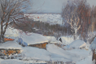 Базанов И. Е. Осколки зимы. 2012. Холст, масло Базанов И. Е. Осколки зимы. 2012. Холст, масло