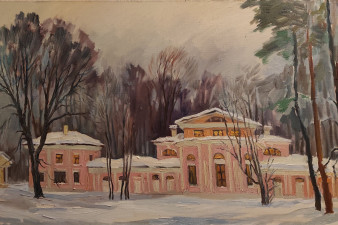 Вера Филиппова. Усадьба Брянчаниновых в с. Покровское. Х., м., 50х80, 2023
