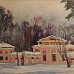 Вера Филиппова. Усадьба Брянчаниновых в с. Покровское. Х., м., 50х80, 2023