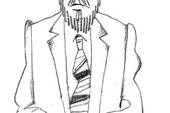 А. Шебунин, «Тележурналист В. Есипов»,1995 г.