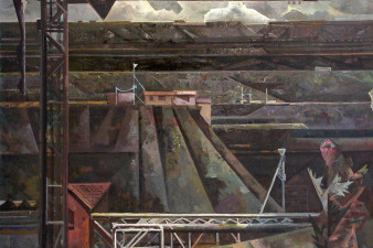 Пантелеев А. В. Новые котлованы. Холст, масло