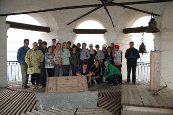 Отряд «Спасики» на колокольне