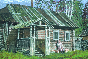 Наговицын А. Т. Ерошкина изба. Изображение с сайта lunin-gallery.ru Наговицын А. Т. Ерошкина изба. Изображение с сайта lunin-gallery.ru