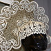 Головной убор из кружева