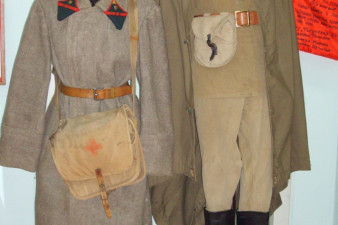 Военная форма. Фрагмент экспозиции «Славные сыны Отечества»