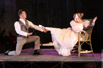 В роли Дубровского в спектакле «Дубровский» (2016)