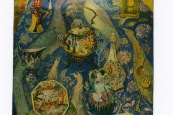 2.	Натюрморт с китайским чайником. 1998 г., холст, масло, 80х70