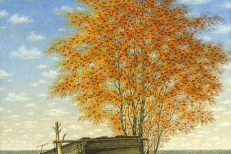 Рябина. Приют пастухов. 1989. Холст, масло. 82х86. ВОКГ