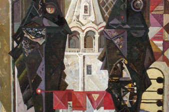 Пантелеев А. В. Притча о рыбе. 1989. Холст, масло