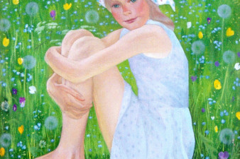 Гостья. 2000. Холст, масло