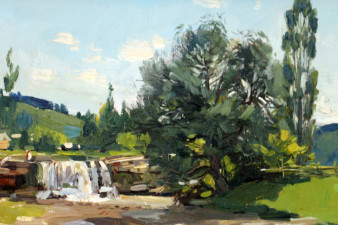 Ю. Н. Волков. Лермонтовский водопад. 2005 Ю. Н. Волков. Лермонтовский водопад. 2005