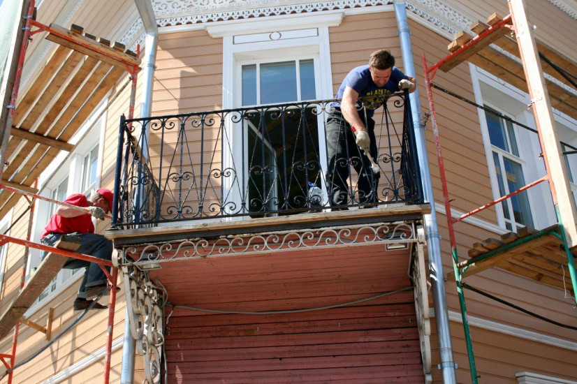 Реставрация дома на ул. Чернышевского, 17. Фото группы vk.com/domlily