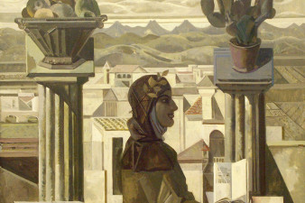 Пантелеев А.В. Памяти Франческа Петрарки. 1980. Холст, масло. ВОКГ