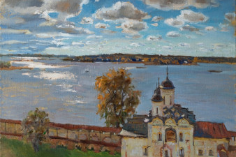 Карпачёва О. В. Облака над Сиверским озером Карпачёва О. В. Облака над Сиверским озером