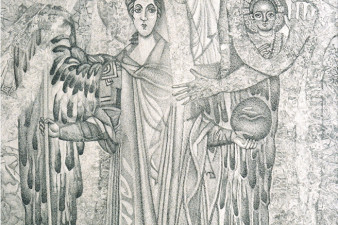 Взор сиявший небом мне. 1997. Бумага, тушь, перо.