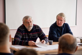 Семинар фантастики, 2014. Александр Сидорович и Сергей Фаустов Семинар фантастики, 2014. Александр Сидорович и Сергей Фаустов