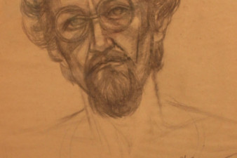 Брызгалова Нина. Портрет Александра Брызгалова. 1986.