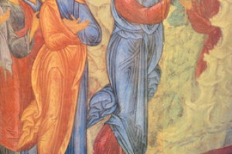 Алтарь. Похвала Богоматери. Фрагмент. Южная стена алтаря. The Exaltation of the Virgin. Detail. Southern wall of altar