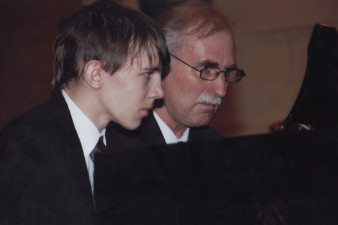 В. И. Писанко с учеником Кириллом Ольховским