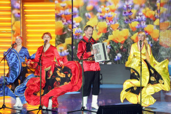 На выступлении