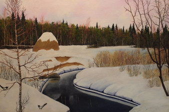 Соколов Алексей Александрович. Озимок. 1993. Холст, масло. ВОКГ