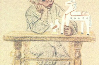 Иллюстрация. Толстой Л. Азбука, 1954