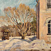 Вера Филиппова. Весна Усадьбы Качаловых. Хвалевское. Х., м., 60х80, 2024