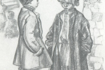 Иллюстрация. Толстой А. Детство Никиты, 1958