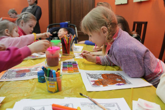 Мастер-класс для детей. Фото Татьяны Ждановой