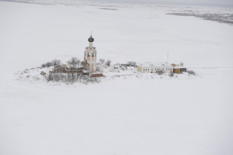 Спас-Каменный зимой
