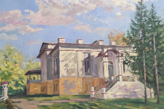 Вера Филиппова. Дом купца Стахеева. Нижнекамск. Х., м., 60х80, 2022