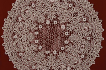 В. Н. Ельфина. Скатерть «Вологжанка». 1967. Из собрания ВГИАХМЗ