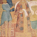 Полотенце. На столбе. Linen design. Painted on a pillar