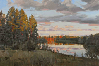 Осенний закат. На Севере. 2009 Осенний закат. На Севере. 2009